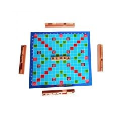 Kelime Bulma / Oluşturma  Oyunu Ahşap Scrabble