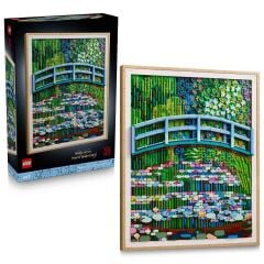 31220 Lego Art - Claude Monet – Nilüfer Gölü Üzerinde Köprü 3179 parça +18 yaş