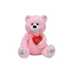 1045P SL Tıkıl Ayı 65 cm Pembe