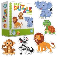 12-36 Ay Baby Puzzle Eğitici Puzzle Set  (2 ve 3 Parçalı)