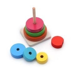 Eğitici Ahşap Kule Oyunu