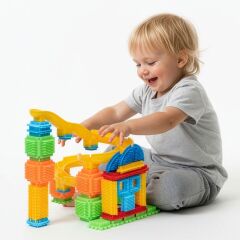 04119 KAKTÜS BLOKLAR TOP PARKURU 100 PARÇA