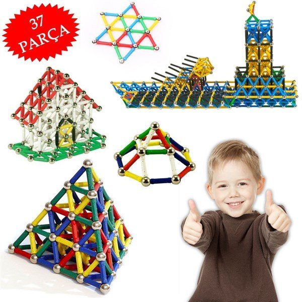 Manyetik lego 37 Parça