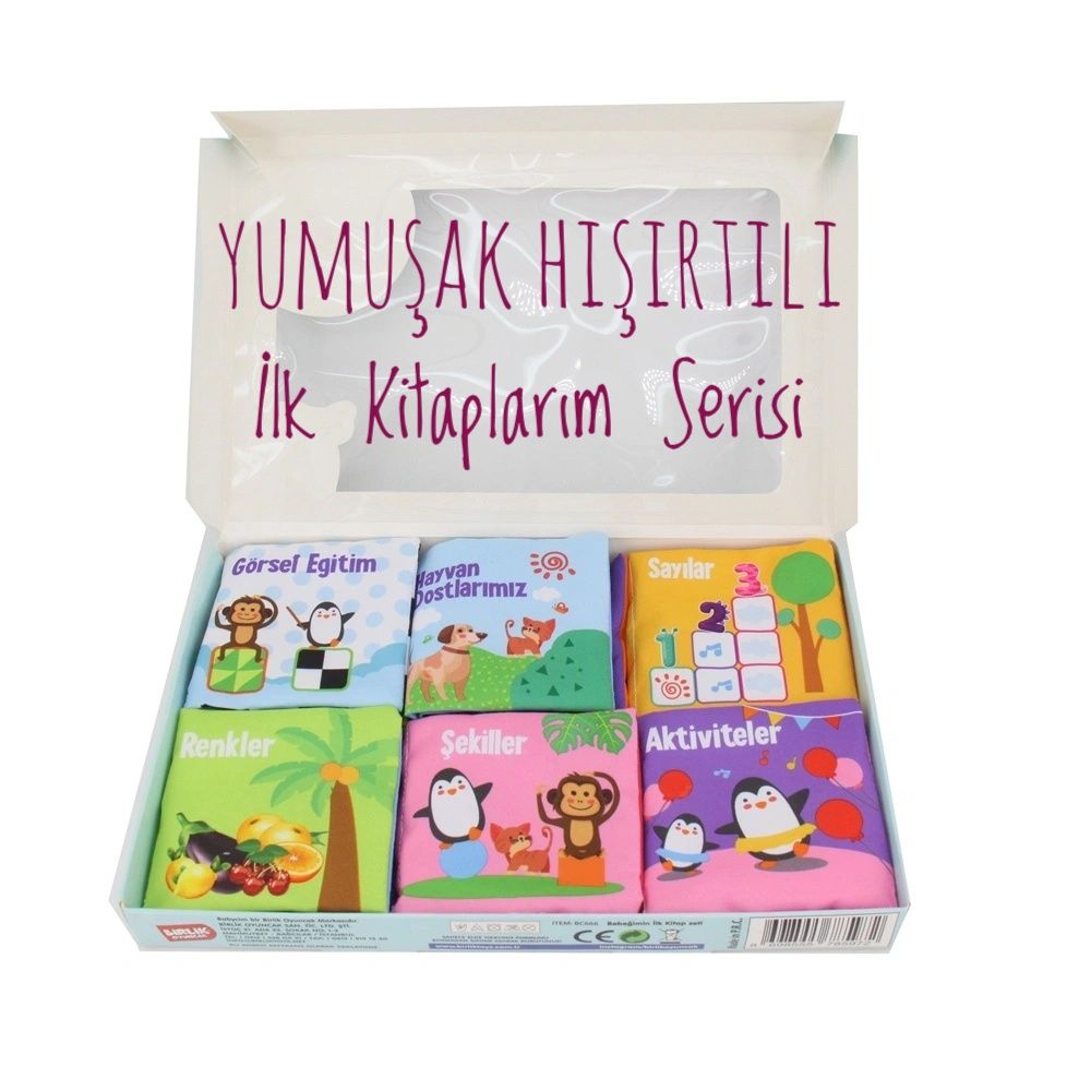 Yumuşak Hışırtılı İlk Kitaplarım Serisi Bebeğimin İlk Kitapçık Seti