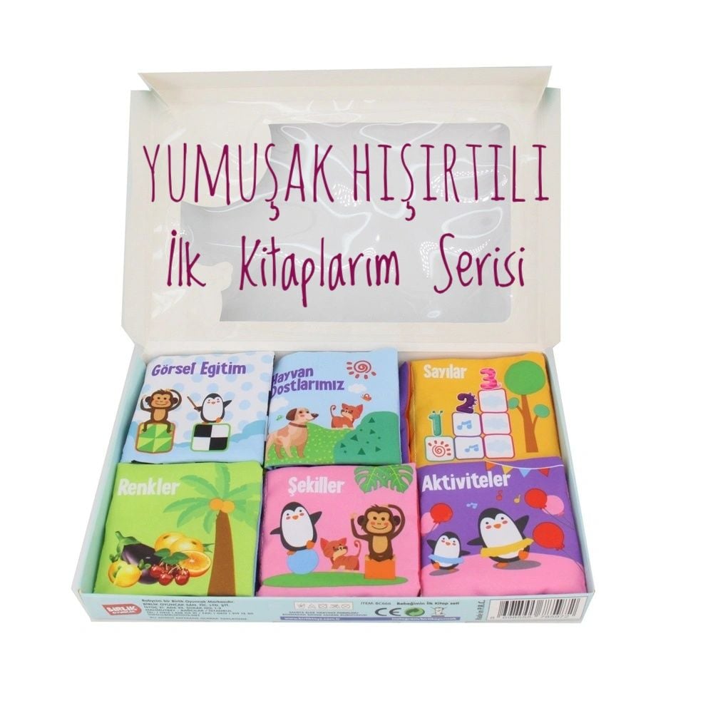 Yumuşak Hışırtılı İlk Kitaplarım Serisi Bebeğimin İlk Kitapçık Seti