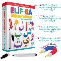 Elif-Bâ Öğreniyorum Yaz-Sil Aktiviteli