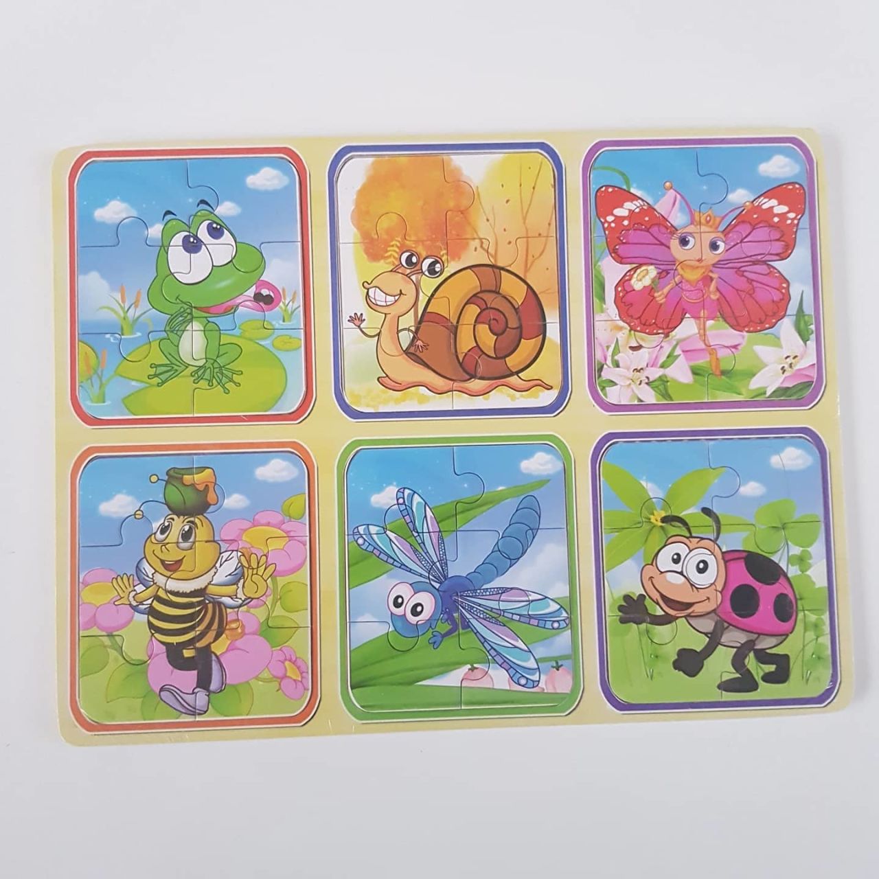 Altılı Ahşap Puzzle 22x29