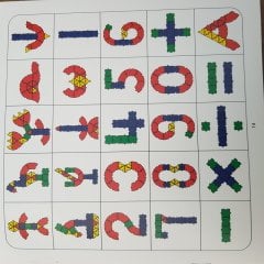 Eğitici Puzzle Oyunu Kitapçıklı 30 Parça 4 Renk