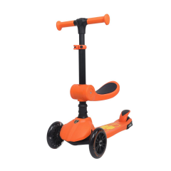 L52IN1-O LAMBORGHİNİ LİSANSLI KATLANIR OTURAKLI IŞIKLI SCOOTER TURUNCU