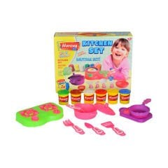 Oyun Hamuru Seti Kitchen Set 15 Parça 6 Renk