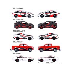 8502105003 Toyota Racing 5 Pieces Giftpack
