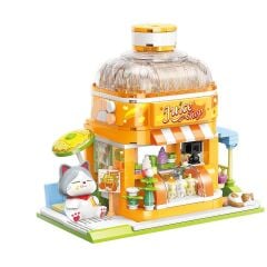 KP28017 Keeppley Lovely Street - BSH Kitten Juice Bar 315 Parça Yapım Seti