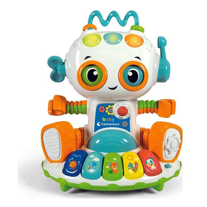 Baby Clementoni Bebek Robot Sesli ve Işıklı İnteraktif Oyuncak