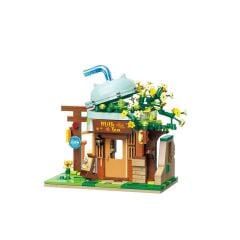 KP28021 Keeppley Lovely Street - Ash Cat Milk Tea Shop 411 Parça Yapım Seti