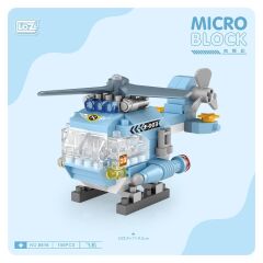 LZ8616 LOZ Helikopter Blok Seti Mini Poşet -Vagon life