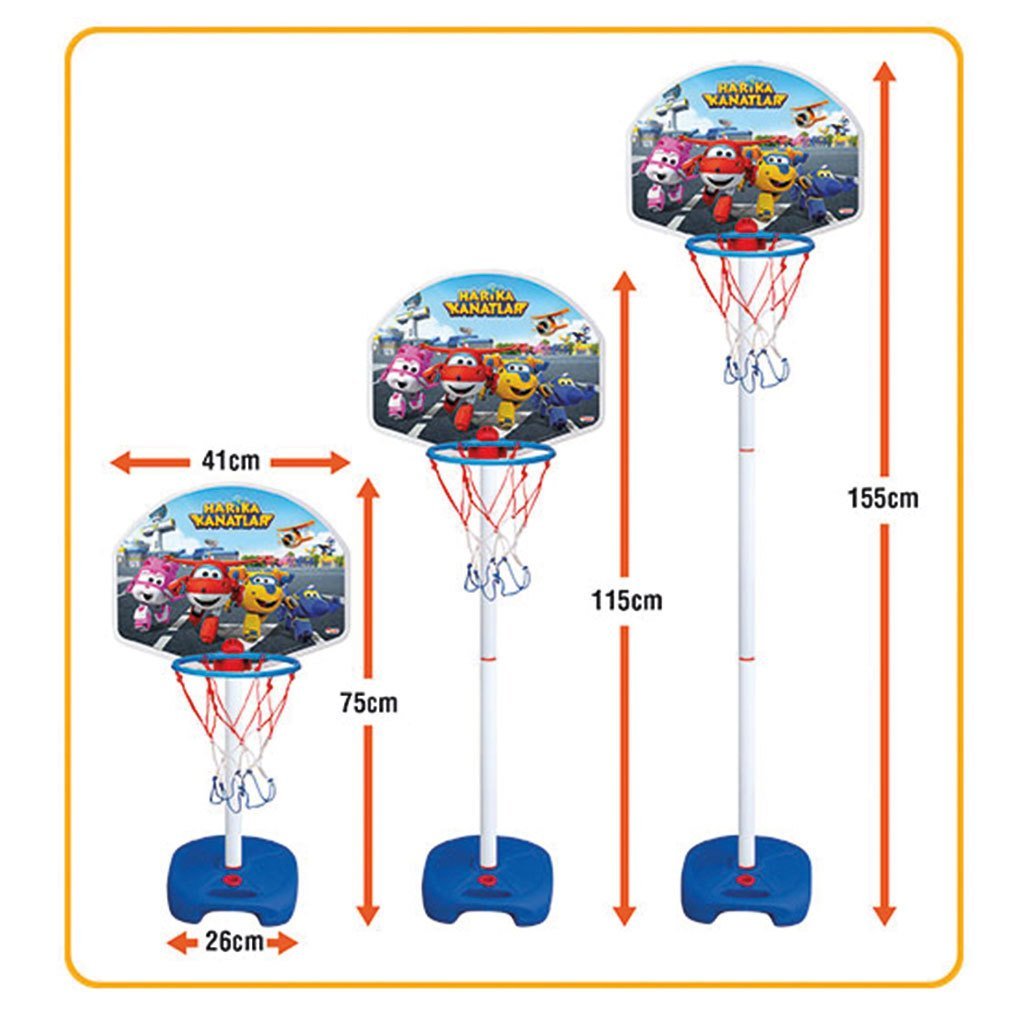 Ayaklı Basketbol Potası 3 Kademeli