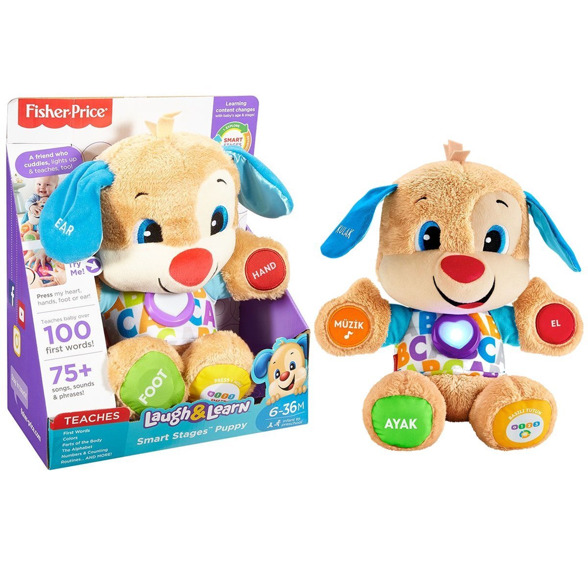 Fisher Price Yaşa Göre Gelişim Eğitici Köpekçik TÜRKÇE
