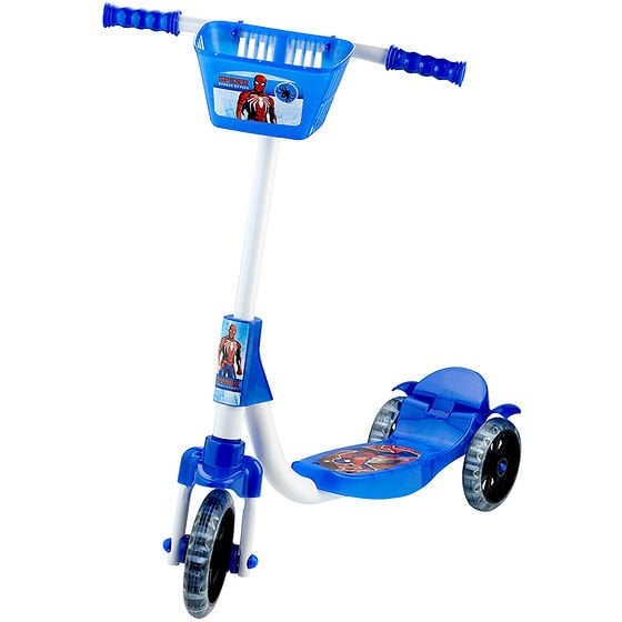 3 Tekerlekli Silikon Tekerlekli Frenli Çocuk Scooter mavi