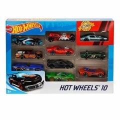 Hot Wheels 10'lu Araba Seti - Karışık Asorti