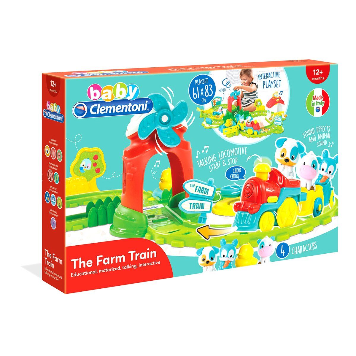 17385 Baby Clementoni Çiftlik Treni / +12 ay