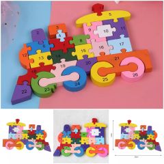 Ahşap Tren Puzzle 26 Parça