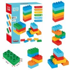 Makro 6 Renkli Tuğla Bloklar