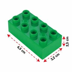 Makro 6 Renkli Tuğla Bloklar
