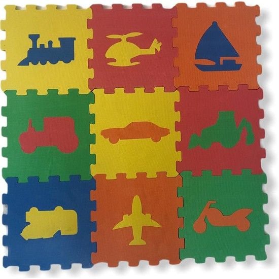 Eva Puzzle Mat Taşıtlar