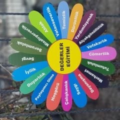 Değerler Eğitimi Ahşap  Pano