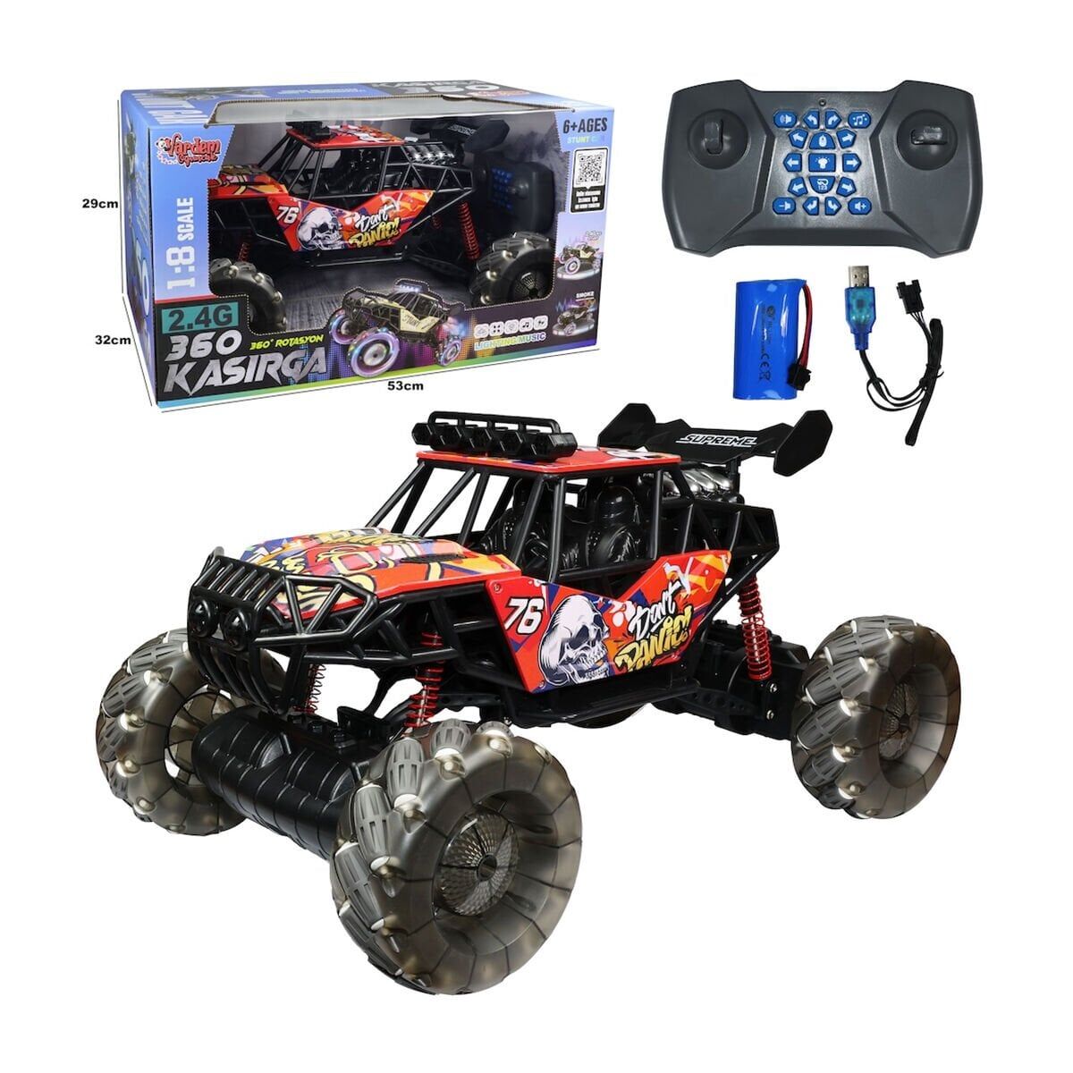 VRD 10696 UK FF 1 8 2 4G OFF ROAD ŞARJLI