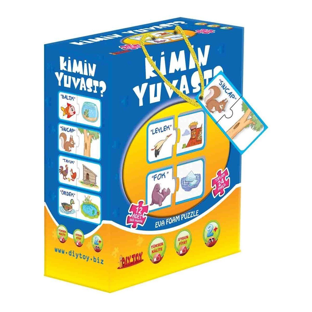 Kimin Yuvası Eşleştirmeli Puzzle Oyunu