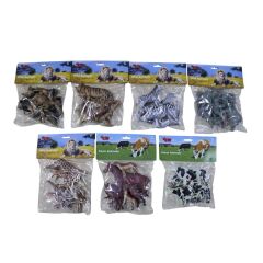 SH-P9901-07A 7 ASRTİ 7PCS 9İNC ASLAN-İNEK-ZÜRAFA-FİL-AT-ZEBRA(Belirtilen fiyat, tekli satış için adet fiyatıdır.)