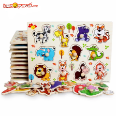 Zemin Eşlemeli Ahşap Tutmalı Bultak Puzzle