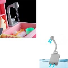 Eğitici İnteraktif Pilli Lavabo Pembe