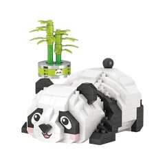 LZ-8804 LOZ DİNLENEN PANDA 340 PARÇA BLOCK OYUNCAK