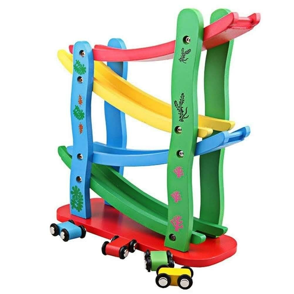 Dört Katlı Araba Kaydırak Seti