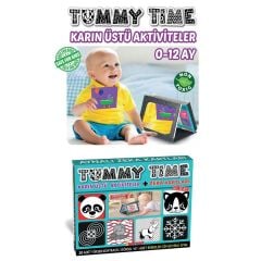Diytoy Pedagog Onaylı Bebek Aynalı Bebek Zeka Kartları, Karin Ustu Aktivite Oyuncağı, Tummy Time 0-12 Ay