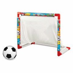 Futbol Set Tek Kale Maç Seti Fileli Kale + Top