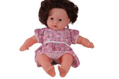 0073 60 CM DOLGU GÖVDELİ SAÇLI BÜYÜK BEBEK