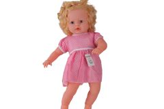 0073 60 CM DOLGU GÖVDELİ SAÇLI BÜYÜK BEBEK