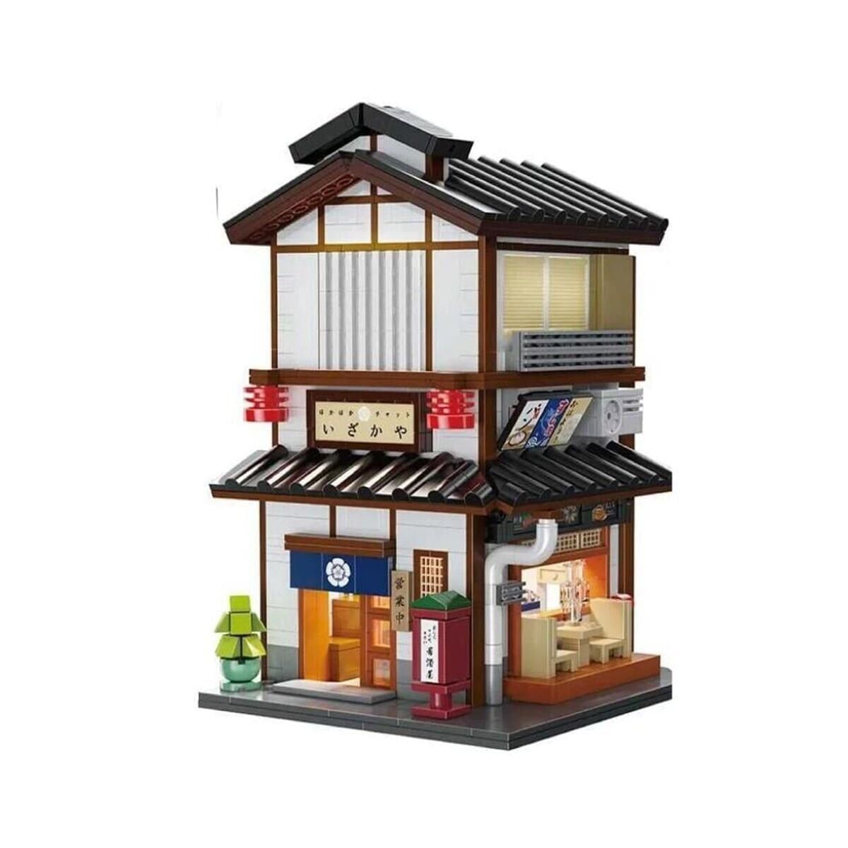 C66019W CADA JAPON SOKAK MANZARASI 1195 PARÇA BLOCK OYUNCAK