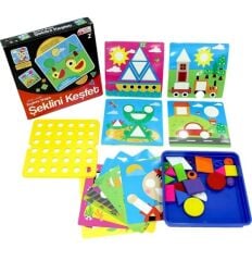 Şeklini Keşfet Eğitici Oyun Seti Explore Shape