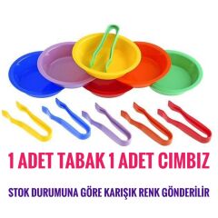 Montessori Aktarma Etkinliği Kase ve Cımbız Seti 1 Adet Kase 1 Adet Cımbız