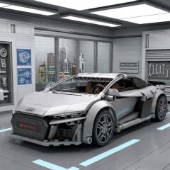 C57012W CADA AUDİ R8 536 PARÇA BLOCK OYUNCAK