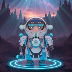 JK9107 JAKİ ASTRONOT MAVİ 488 PARÇA BLOCK OYUNCAK
