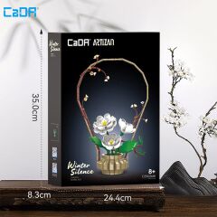 C59026W CADA ÇİÇEK SANATI KIŞ TEMALI 990 PARÇA BLOCK