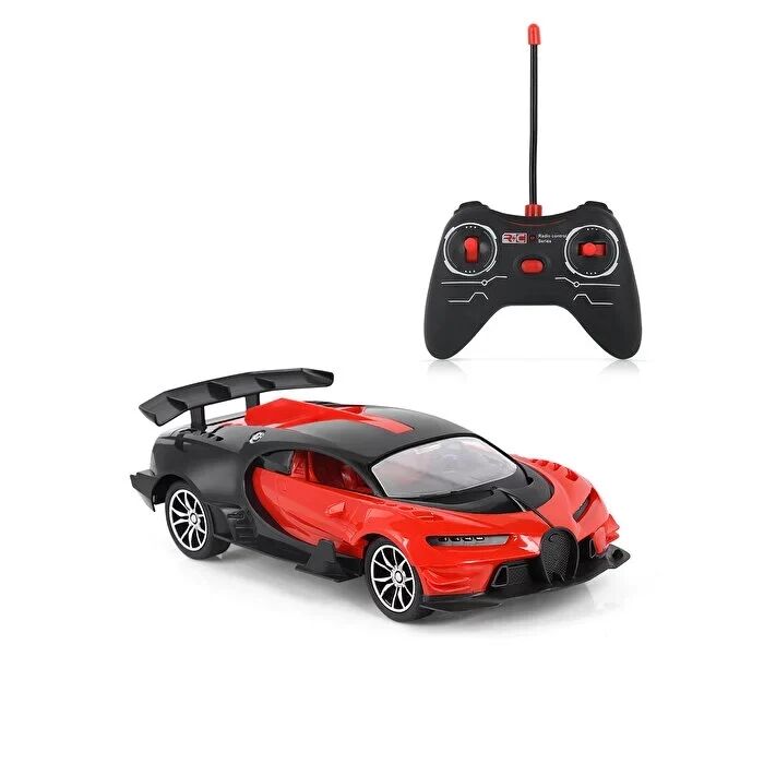 Şarjlı Uzaktan Kumandalı Bugatti 1:16 kırmızı