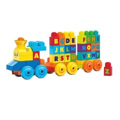 MEGA BLOKS® Müzikli Alfabe Treni 50 parça +1 yaş