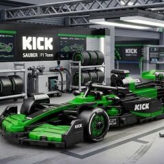 C55082W KICK SAUBER F1 TEAM C45-2025 348 PARÇA OYUNCAK