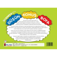 KONUŞAN ÇOCUK SCAMPER METODU İLE DÜŞÜN KONUŞ BOYA (3'LÜ SET)